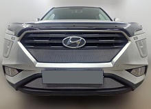 Комплект защитных сеток радиатора верх и низ для Hyundai Creta II