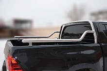 Защитные дуги d60/53 мм для Toyota Hilux VIII Рестайлинг